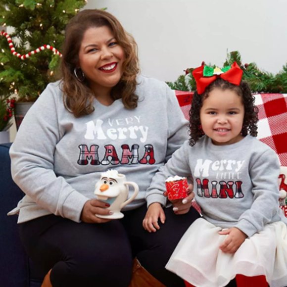 LANE BRYANT UGC Women’s Size 18/20 VERY MERRY MAMA Gray Coordinating Sweatshirt - Picture 10 of 10